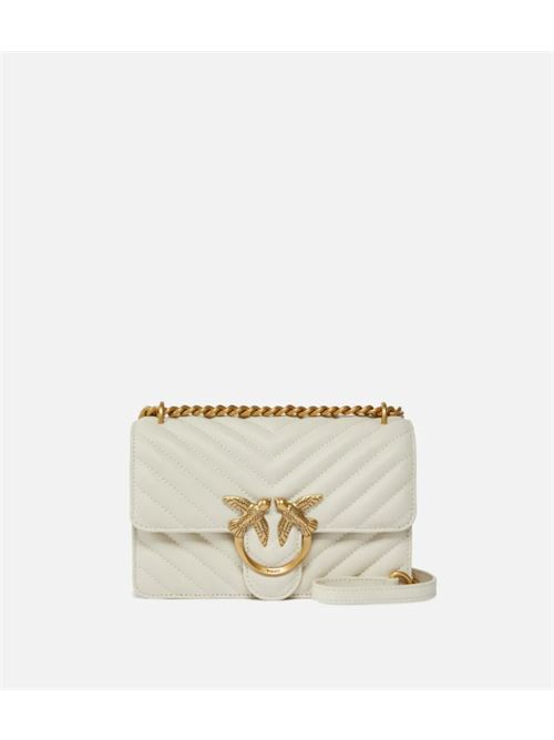 LOVE ONE MINI PINKO | 100074.A0GKZ14Q BIANCO SETA-AN.GOLD